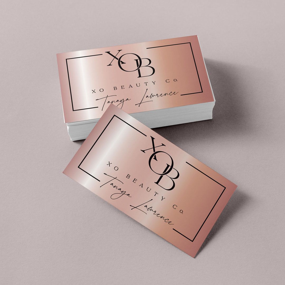 XO Beauty Business Cards